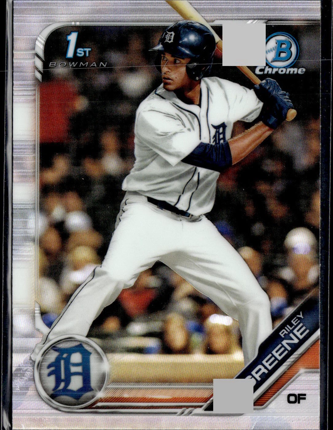 2019 Bowman Draft #BDC-50 Riley Greene Chrome Refractor