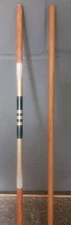 1 Stained 1 Painted (Pair) Wooden Golf Alignment Sticks (Your Colors+Discount$!)