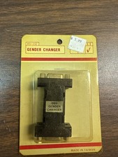 DB9 9Pin Female to DB25 25Pin Female Mini Adapter Gender Changer RS232 Lot Of 3