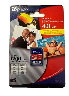 SDHC 4GB Class Memory Card 2 SDHC Card WPhoto Walgreens