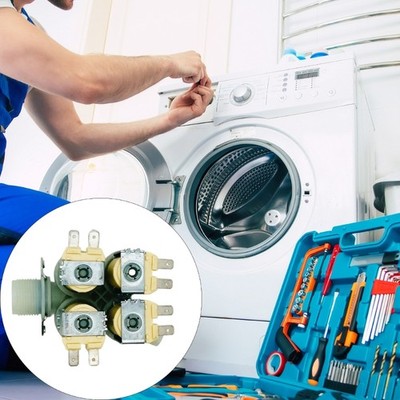 Power Efficient Solenoid Gate For Automatic Water Regulation In Laundry Entities