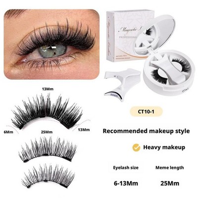 Magnets Magnetic Eyelashes Kit with Applicator Natural Look False Lashes  