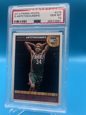 2013 Panini Hoops Giannis Antetokounmpo Rookie Card #275. rookie card picture