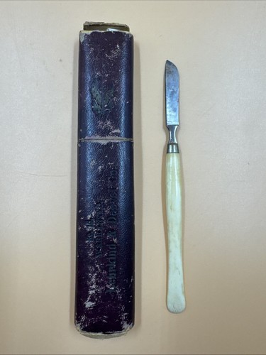 Vintage No.15 Lehrkind & Daevel Co. Scalple FAK&CE And Case Germany - Picture 1 of 9