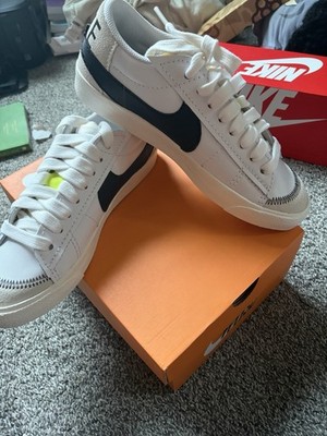Nike Blazer Low '77 Jumbo Men's Low Top Leather Sneaker White/Black DN2158-101