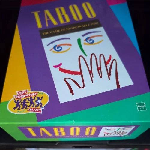 Vintage TABOO Board Game 1989 Milton Bradley Unspeakable Fun (Sealed, New)