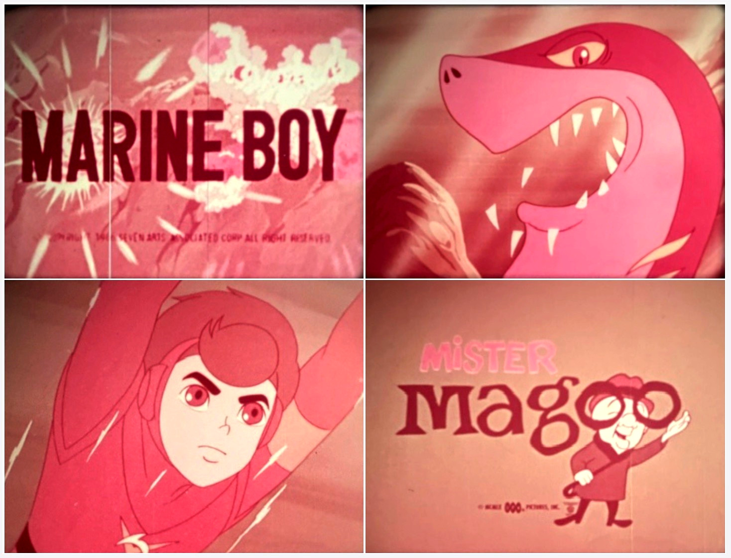 16mm Film: MARINE BOY "Avenger of the Sea" (1967 TV) Bonus: MISTER MAGOO CARTOON