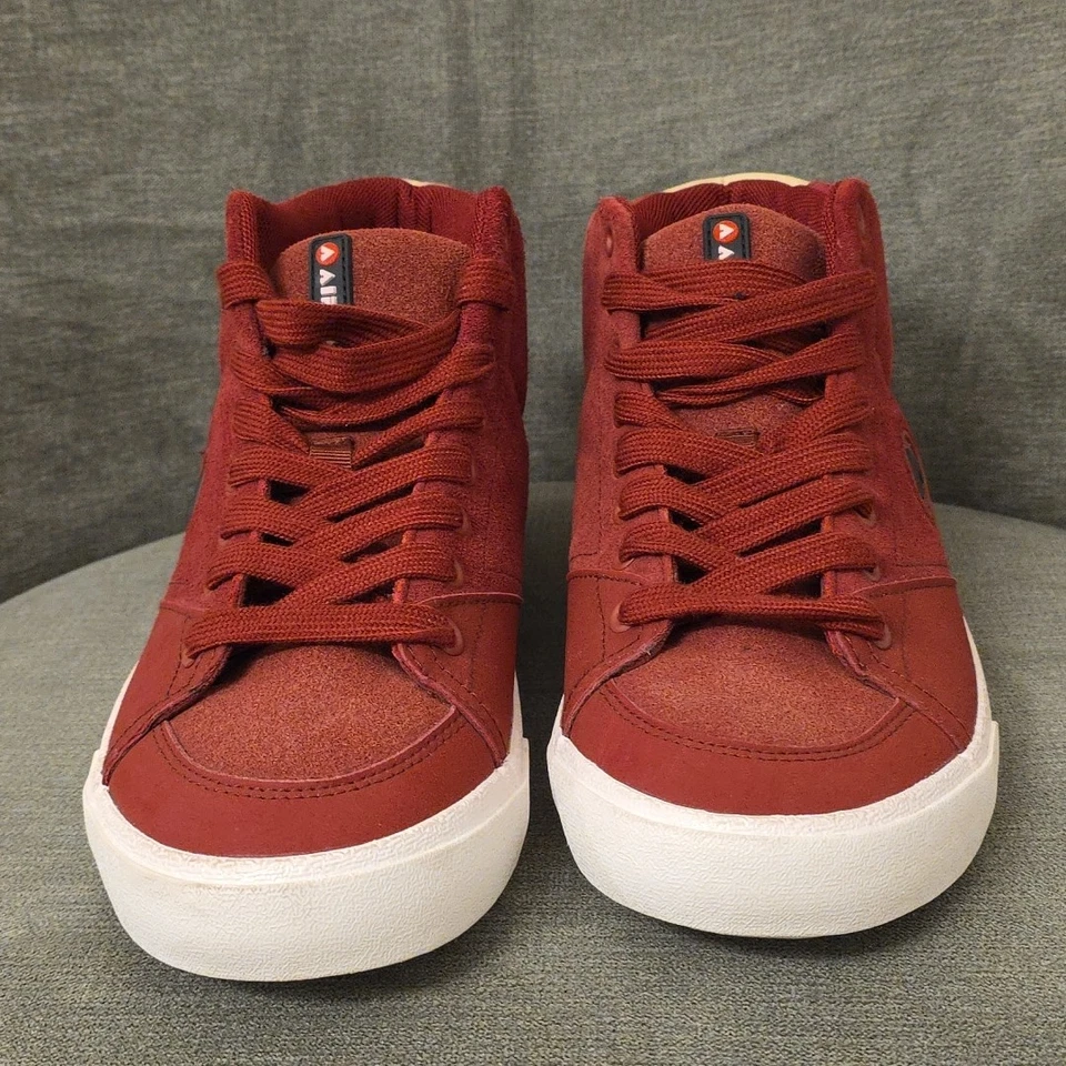 Zapatillas deportivas Airwalk para mujer talla 8 vino altas gamuza Y2K años 90 skate calle Foto 2 de 4