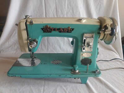 Vintage ATLAS Deluxe Precision Portable Sewing Machine No Carrying Case 1950s