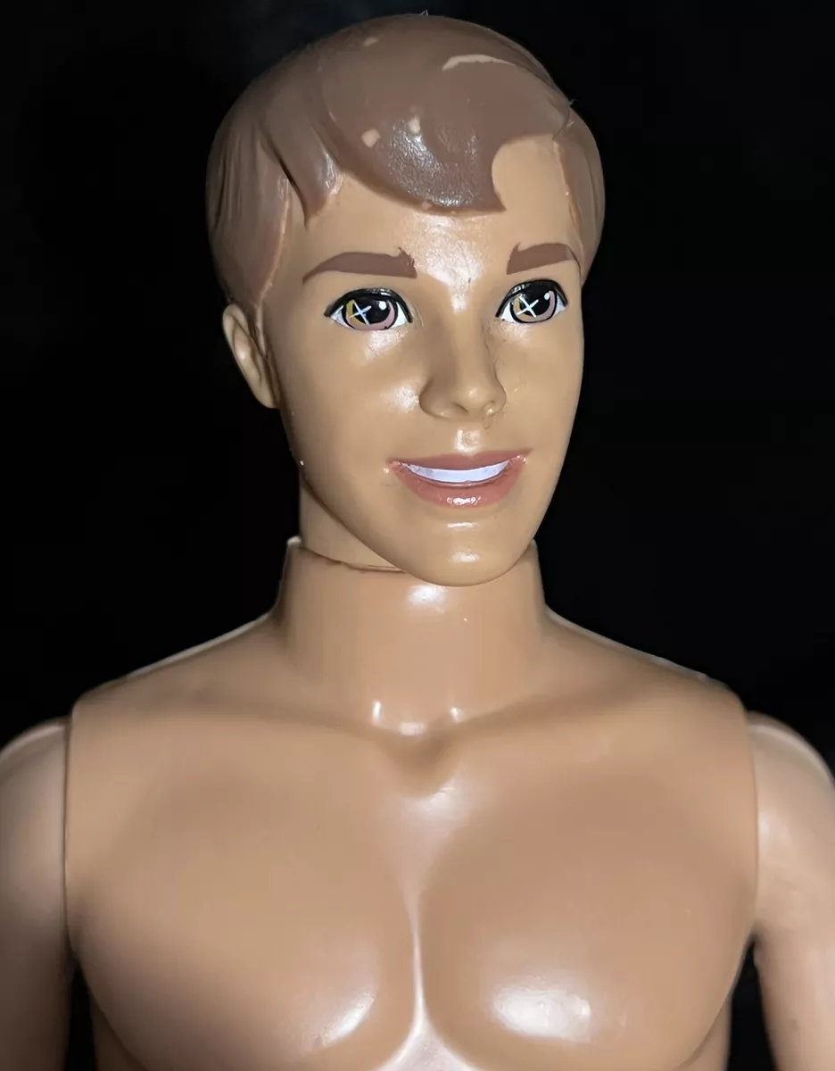 Brunette Hair Brown Eyes Ken Mattel fashion barbie doll H 15