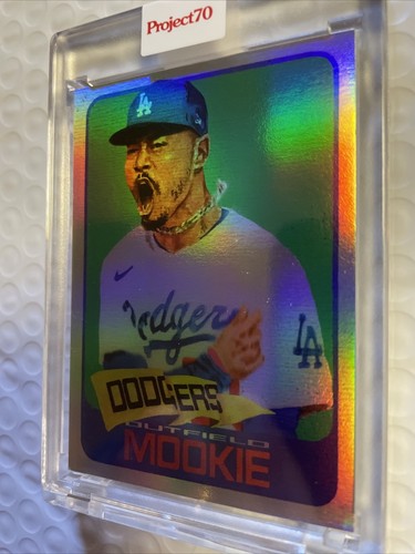 Topps Project 70 Card 686 - 1965 Mookie Betts by Jacob Rochester FOIL 61/70 - Picture 4 of 7