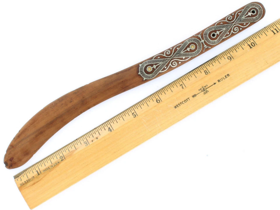 Antigua página de madera de piqué de plata rusa con incrustaciones Turner Imperial Romanov 1800-1840 Foto 4 de 4