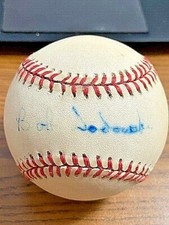 BOB SADOWSKI SIGNED AUTOGRAPHED ONL BASEBALL!  Red Sox, Braves!