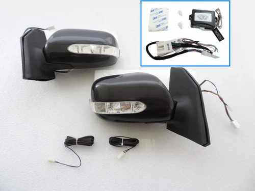 Power Fold LED Signal Side Mirror + wiring For 2003~2008 TOYOTA COROLLA Altis