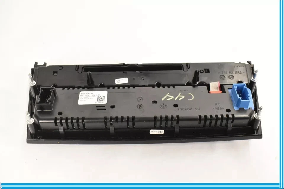 09-15 BMW 750i 750Li Radio A/C AC Heater Climate Control Switch Panel Black OEM - Image 4 of 4