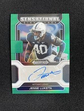 2023 Chronicles Prizm Draft Picks Jesse Luketa Auto Green Prizm