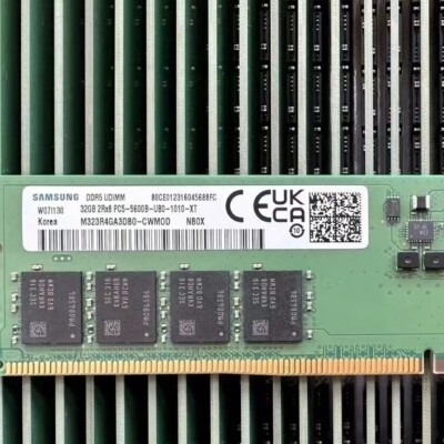 Samsung 32GB DDR5 5600 MHz PC5-44800 DIMM Desktop Memory RAM