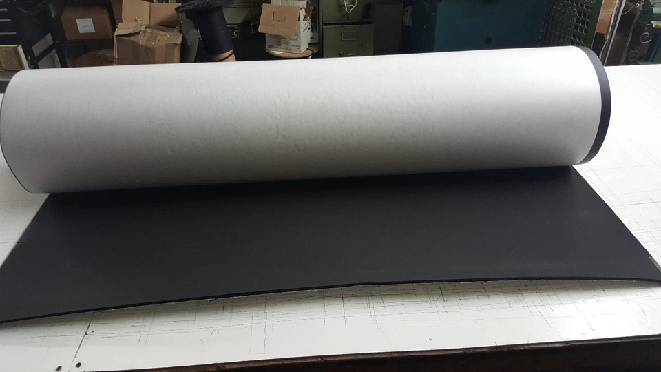 Sponge Neoprene with Adhesive Foam Rubber Sheet 1/8” Thick X 12” Wide X 54” Long - Image 2 of 4