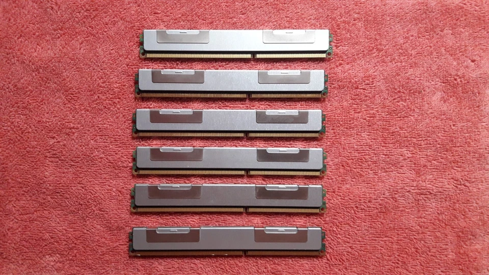 (6x 4GB) SAMSUNG PC3-10600R DDR3-1333 REGISTERED ECC 2RX4 MEMORY M392B5170EM1 ~ - Image 4 of 4