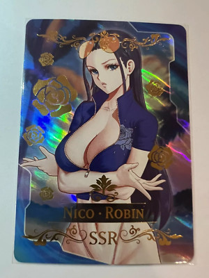 NICO ROBIN One Piece Goddess Story Anime Waifu Card Girl Doujin ACG