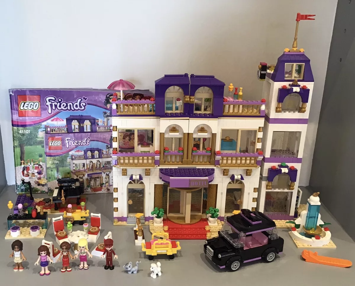 Lego Friends Heartlake Grand Hotel with Nate Susan Olivia etc | eBay