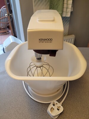 Kenwood Chef Excel A902/904 Whit With Brown Trim Fully Renovated