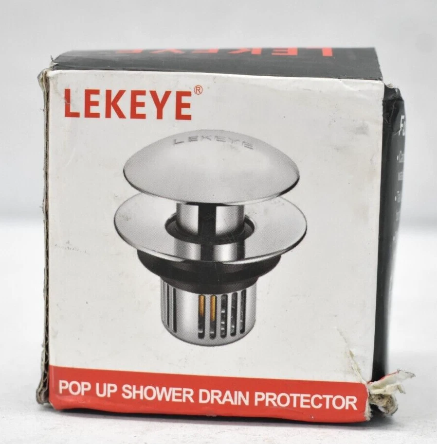 LEKEYE Shower Drain Hair Catcher | Bathroom Drain Stopper | Drain Plug with  Filter Hair Catcher