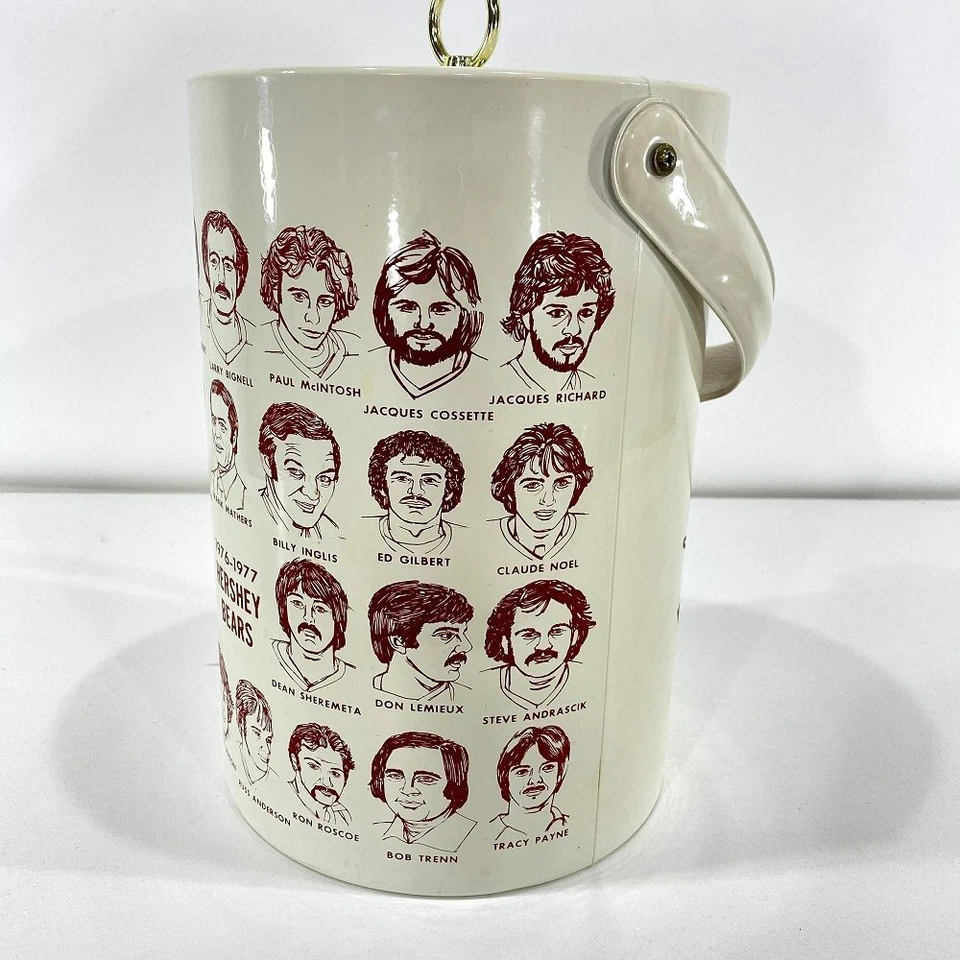 De colección Años 70 Hershey Bears Booster Club Cubo de Hielo Hockey 1976 1977 Jugadores Fotos Foto 2 de 4