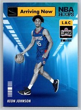 2021 Hoops Arriving Now Basketball #11 Keon Johnson  Los Angeles Clippers