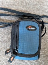 Lowepro Ridge 10 Blue Digital Camera Pouch With Belt Loop  Strap