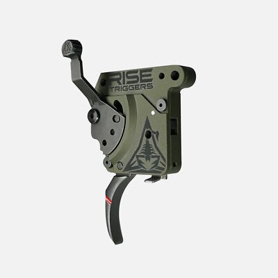 Rise Reliant Hunter Trigger Fits Remington 700 w/ Bolt Release Green  RA740BC