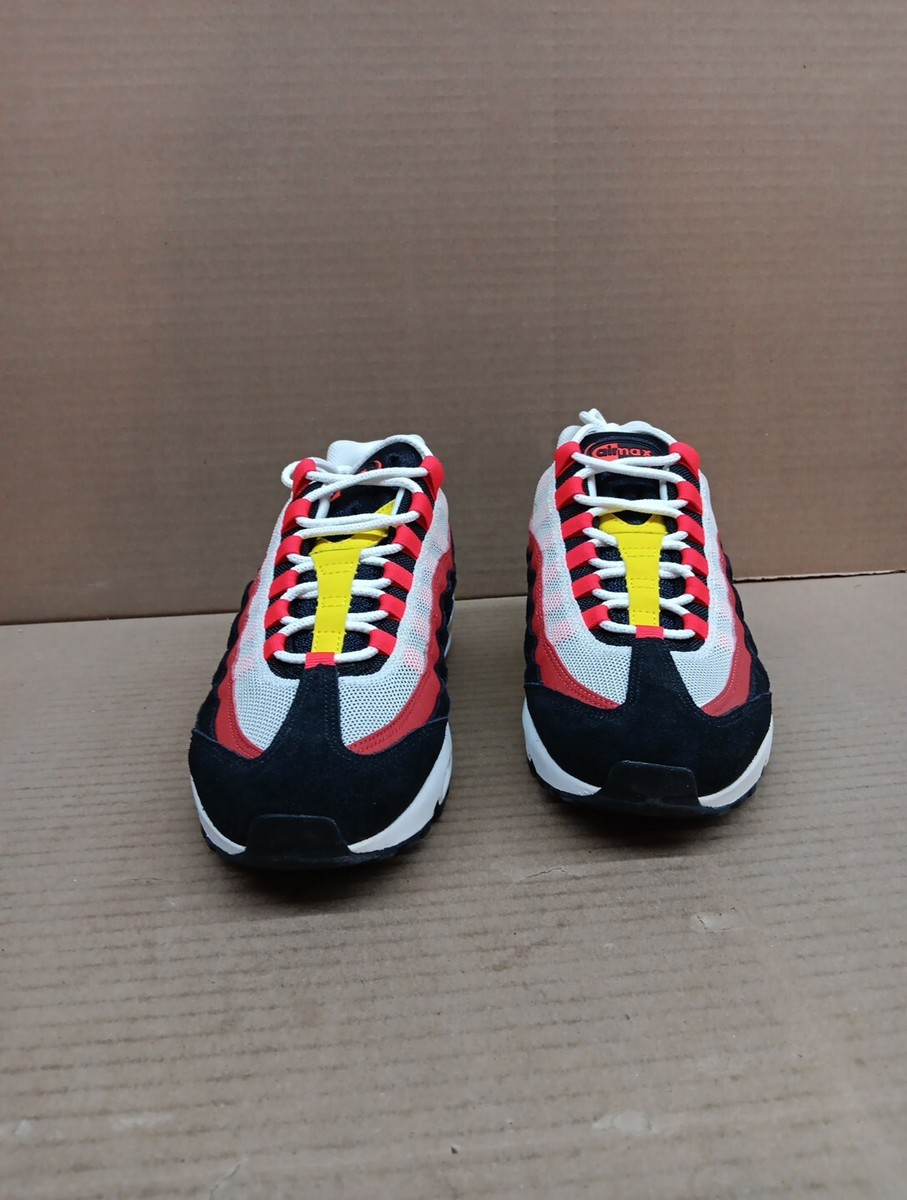 Nike Air Max 95 Black Crimson Yellow AT9865-101, Sz