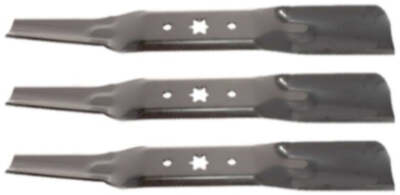 DRAKE F60LTD Mサイズ　4x4ネジ　プレート付き Craftsman Z6600 54 inch Zero-Turn Mower Blades 942-05056A Set of 3