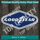 GOODYEAR GOOD YEAR DECAL STICKER VINTAGE MOTOR RACING EDM MOTORSPORT STICKERS