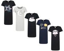 Ladies Nightie Novelty Prints Short Sleeve UK Sizes 8 to 22 Jersey Nightdresses