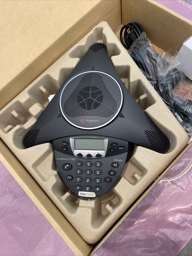 Polycom SoundStation IP 6000 2200-15600-001 Conference Phone NEW-OPEN BOX - Picture 2 of 4