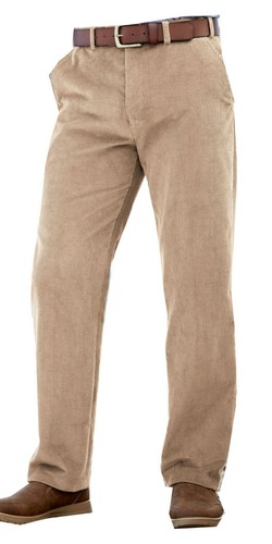 Mens Expandable Waist Corduroy Thick 