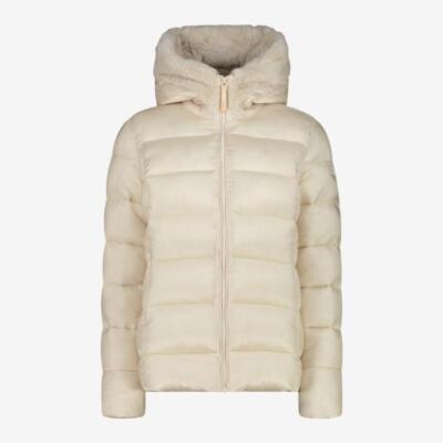 CMP Damen Steppjacke mit fester Kapuze - A238 (Vanille)