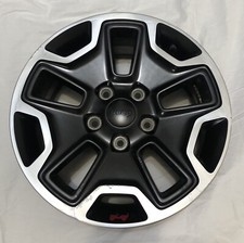 Jeep JK Wrangler OEM Hardrock Rubicon Wheel Black w Machined 2013-2017 166030
