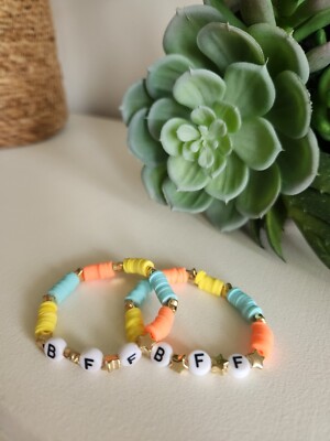 Wunderschönes Set BBF/Best Friend Ton Perlen Armbänder
