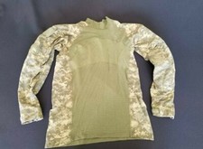 Mens Massif Army Combat Shirt Digital Camo Flame Resistant Military Sz MEDIUM
