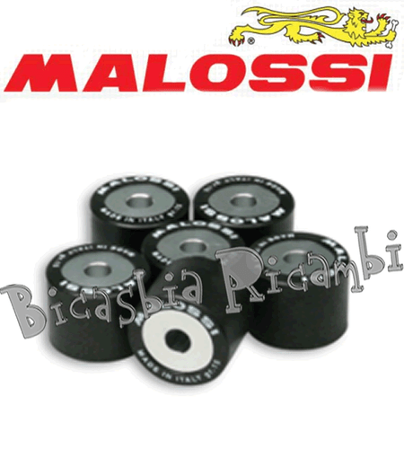6257 - Kit 6 Rodillos Htroll Malossi 23x18 Gr 25 Kymco Maxxer 300 4T LC