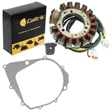 Stator & Gasket for Yamaha Kodiak 400 YFM400FW 4X4 1993 1994 1995 1996 97 1998