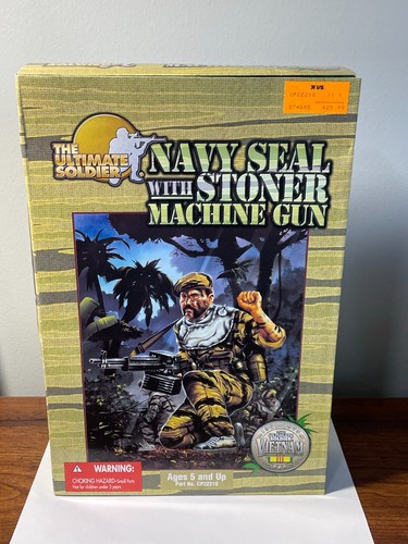 1/6 The Ultimate Soldier 21st Century Toys Vietnam Navy SEAL Stoner Machine Gun