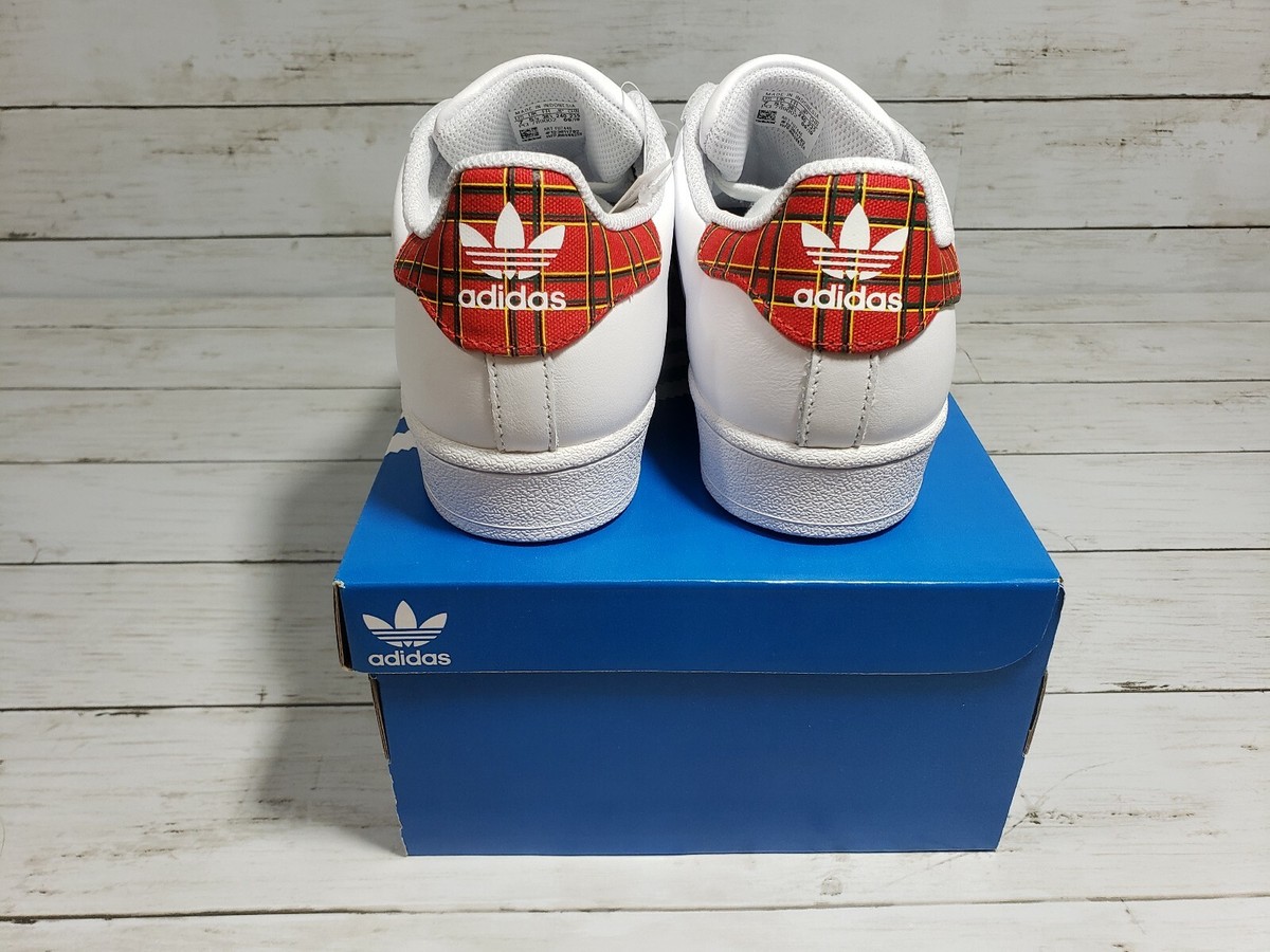 adidas Originals Superstar W Cloud White / Scarlet Women Shoes | eBay