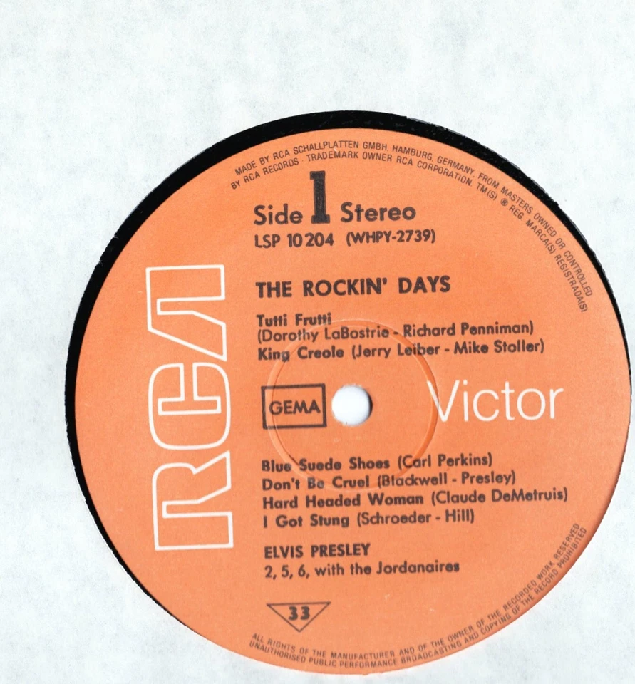 Elvis Presley - The Rockin' Days German Vinyl LP - Image 2 of 4