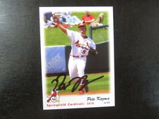 2010 Grandstand Pete Kozma Autograph Signed Card (B) Springfield Cardinals