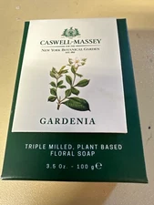 Caswell-Massey Triple Milled Plant Based Floral Soap GARDENIA 3.5 oz