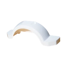 Fulton Trailer Fender 14 in Tire Size White