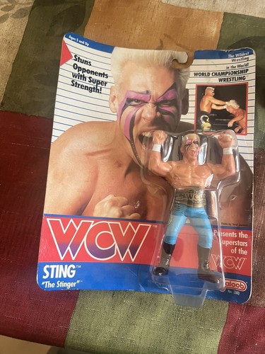 WCW Sting action figure 1990 Sealed - Galoob...